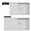 Blanco Lemis 6 XL-S-IF i Blanco Lomis-S