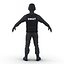 3d swat man mediterranean rigged model