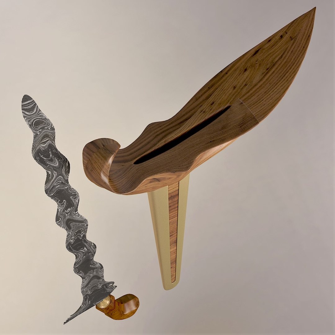 3d Model Keris Sword