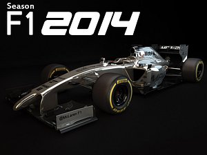 3ds max mclaren mp4-29 2014