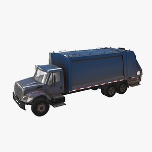 Garbage Truck International 7400