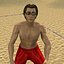 3D-Volleyballfeldmodell