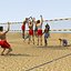 3D-Volleyballfeldmodell