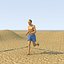 3D-Volleyballfeldmodell