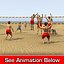 3D-Volleyballfeldmodell