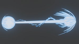 3D Kamehameha model