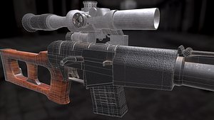 VSS Vintorez russian USSR sniper rifle