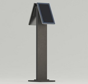 3D Electronic Kiosk 3D model