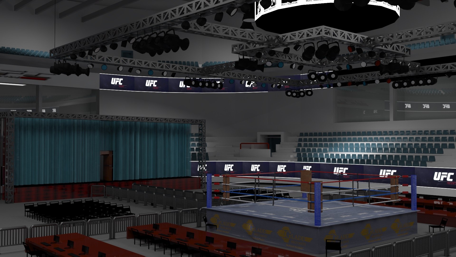 Boxing Stadium 3D Model - TurboSquid 1580771