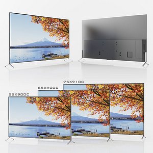 sony xbr-55x900c xbr-65900c xbr-75910c 3d obj