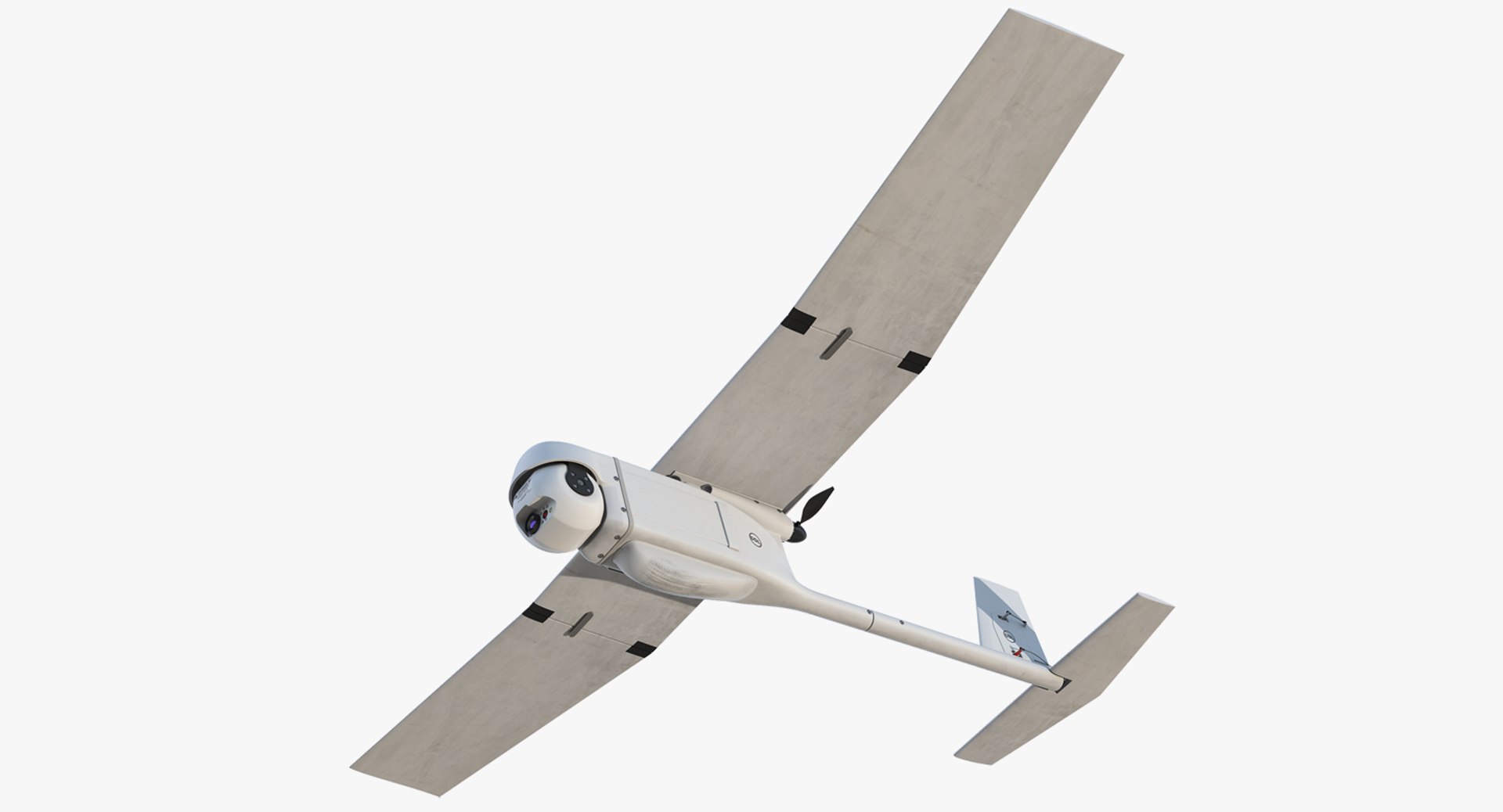 Remote Controlled UAV RQ-11B Raven 3D model preview