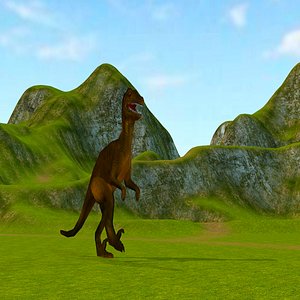 Dinosaur with movements