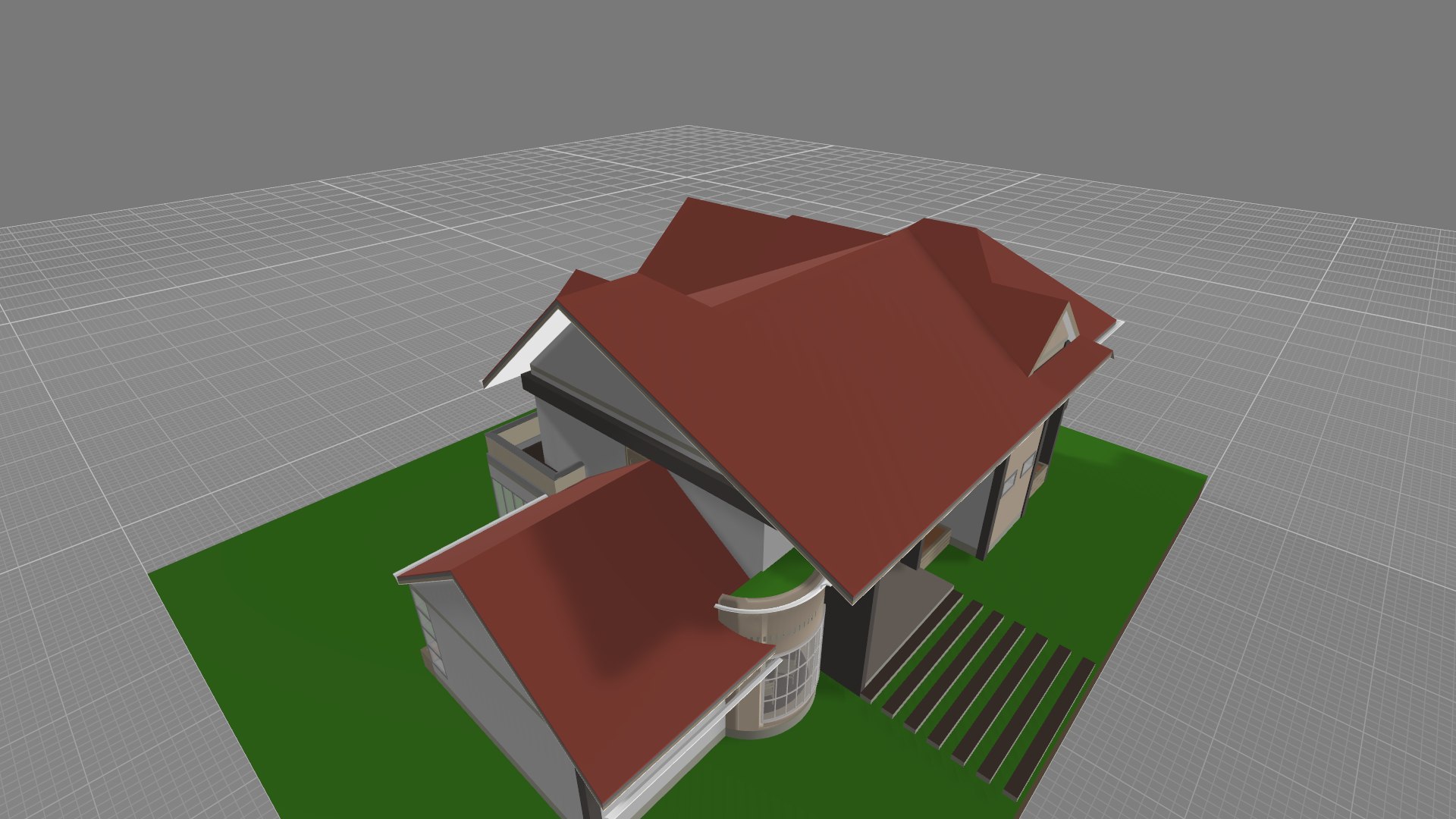 3D Modern Maisonette Interior And Exterior 3D Model Model - TurboSquid ...