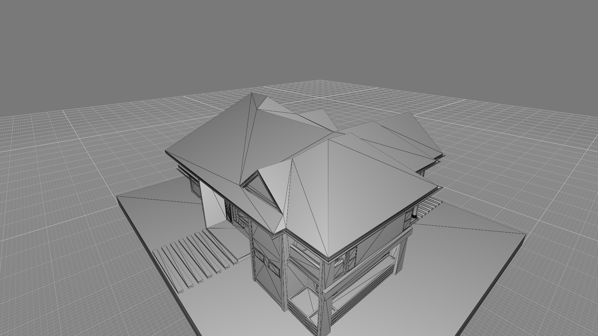 3D Modern Maisonette Interior And Exterior 3D Model Model - TurboSquid ...