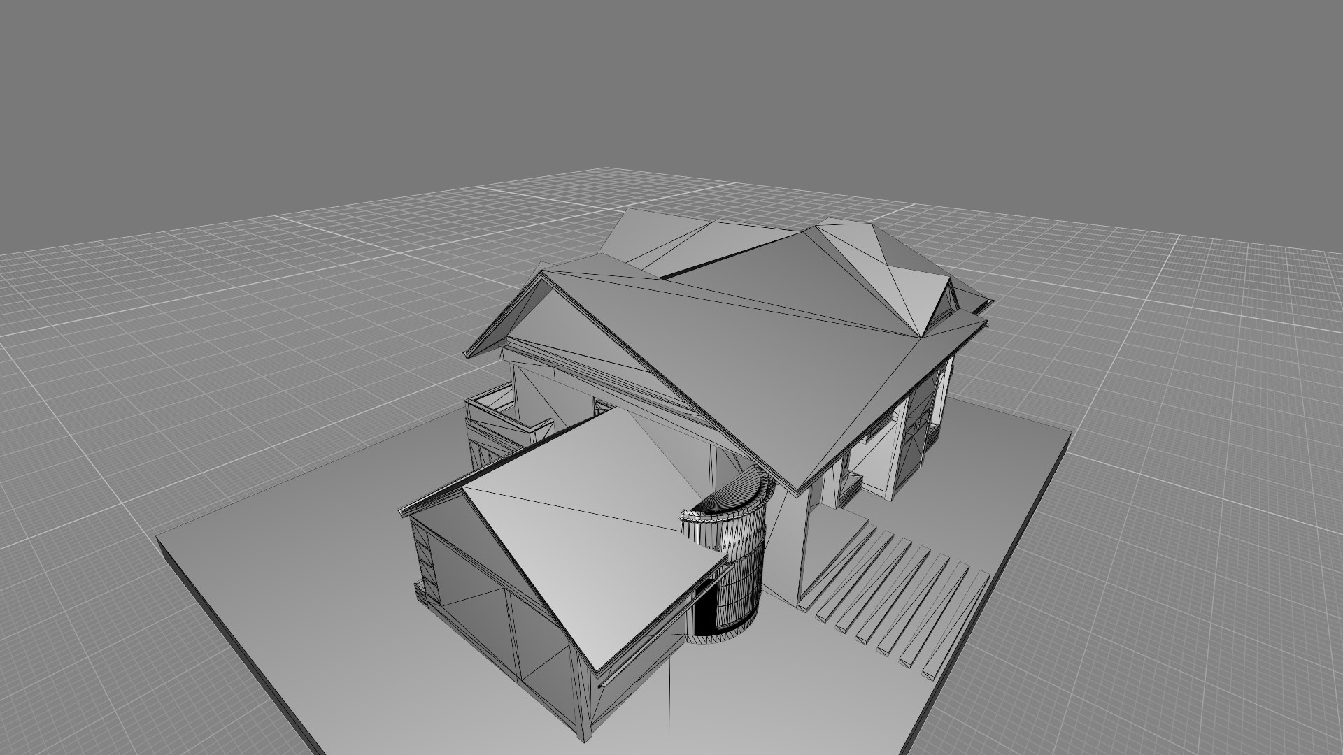 3D Modern Maisonette Interior And Exterior 3D Model Model - TurboSquid ...