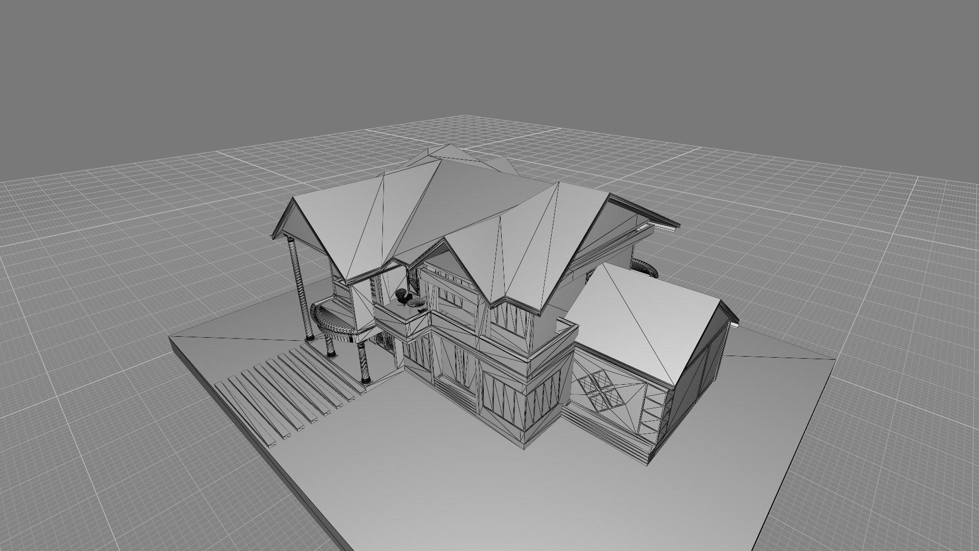 3D Modern Maisonette Interior And Exterior 3D Model Model - TurboSquid ...