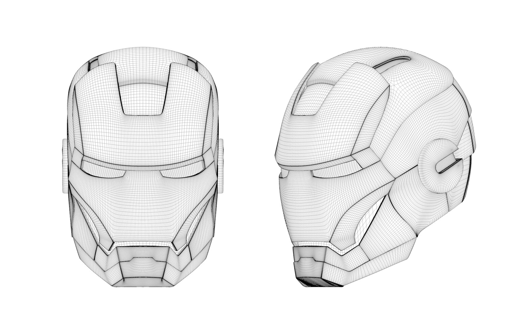 Ironman Helmet 3D model - TurboSquid 1861608