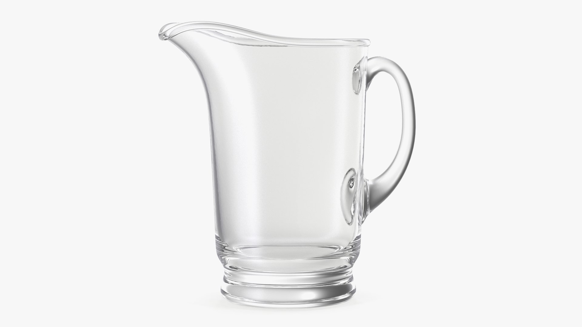 Glass Pouring Jug 3D model preview