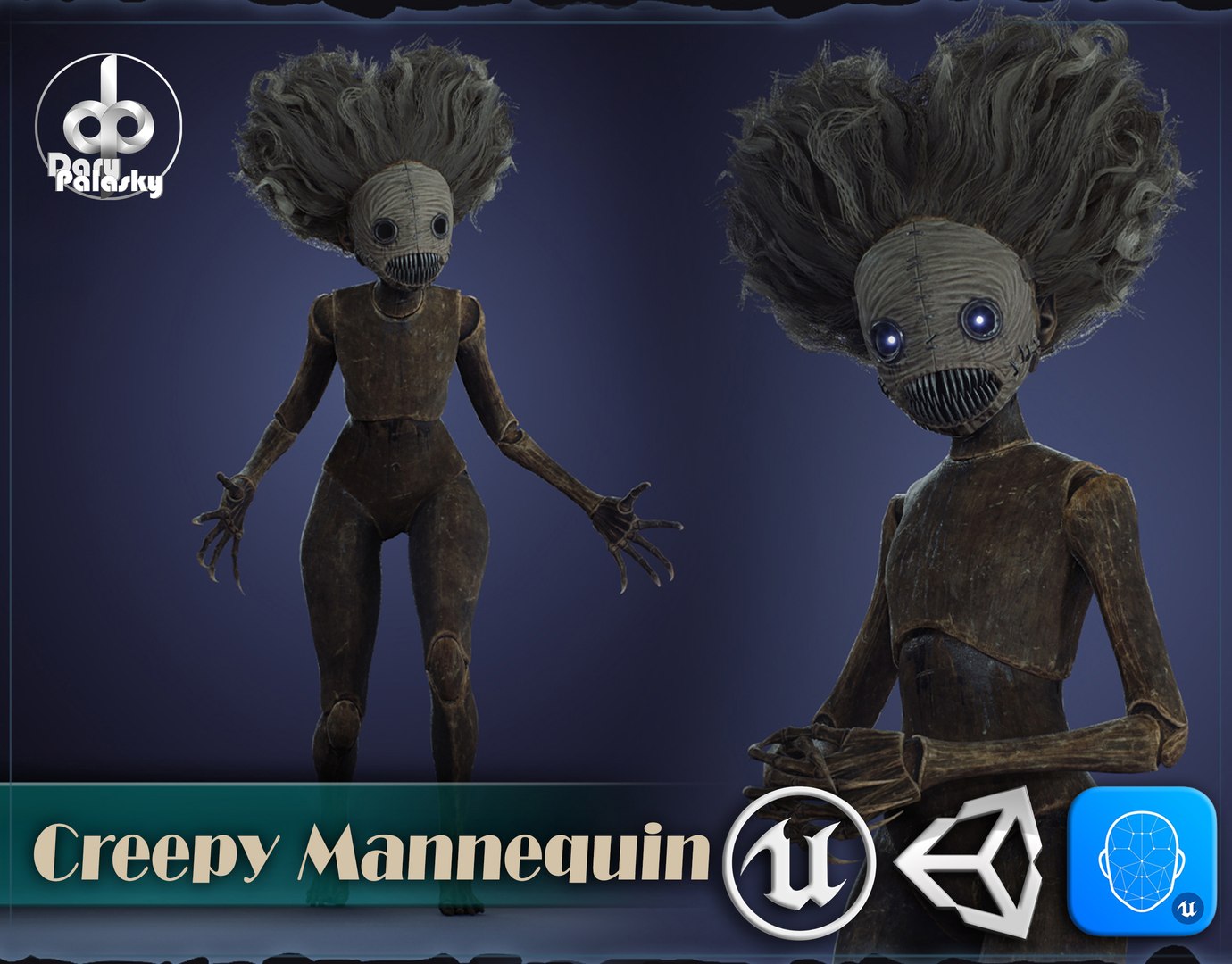 Creepy Mannequin Model - TurboSquid 2530273