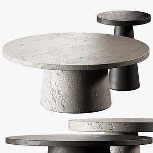 3D Willy Resin Coffee Table Crate Barrel 3 color options model