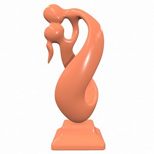 3D Abstract sculpture M080