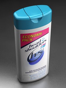 head shoulders shampoo 3d max