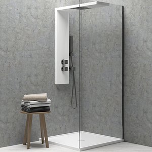 3D shower cabin model