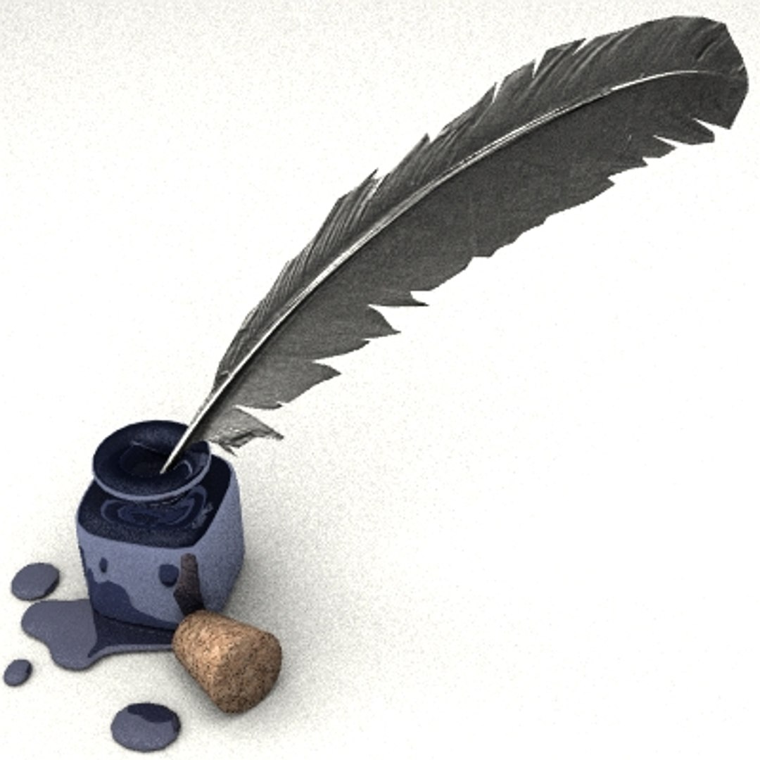 3d Ink Feather