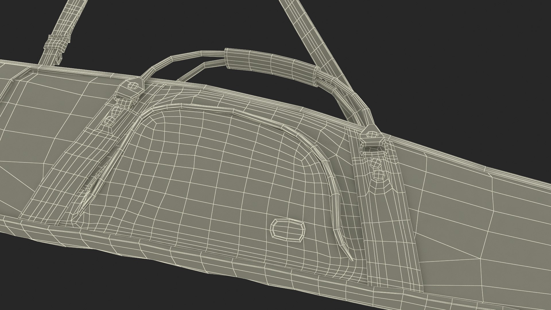 3D Canvas And Leather Hunter Gun Case - TurboSquid 2112348