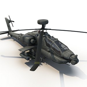 AH64D Apache VRAY
