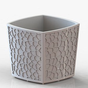 3D model Organic Pot Model - 13x13x19 cm