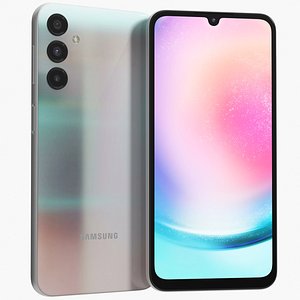 3D Samsung Galaxy A24 Silver