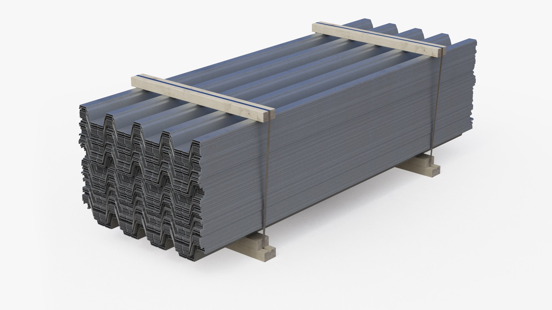 Profiled Decking 3D Model - TurboSquid 2016435