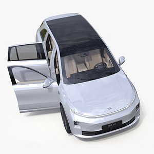 LiXiang L6 Pearl White Rigged for Cinema 4D 3D