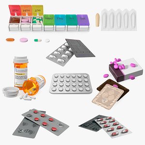 Pills Packs Collection 4