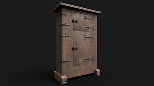 3D Cabinet Medieval M1 model