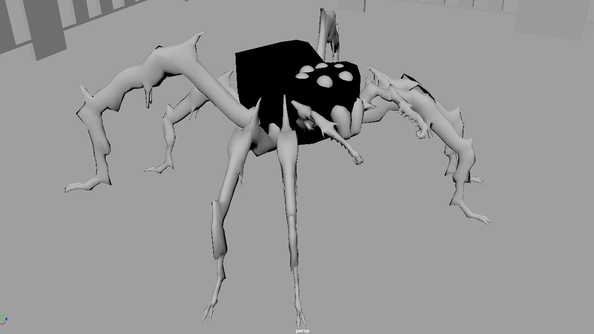 Spider Model With Textures - Game-Ready Optimize Asset Low-poly 3D ...