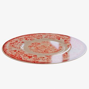 3D porcelain plate