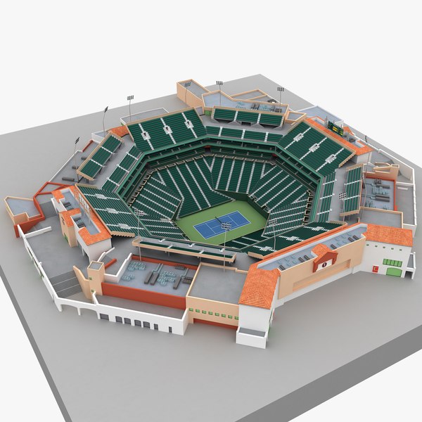 Indian Wells Tennis Garden 3d Model 3D