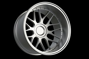 BBS E49 scalable and printable rim 3D model 3D printable