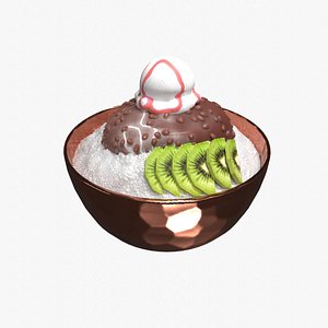 3D model Korean Bing Su