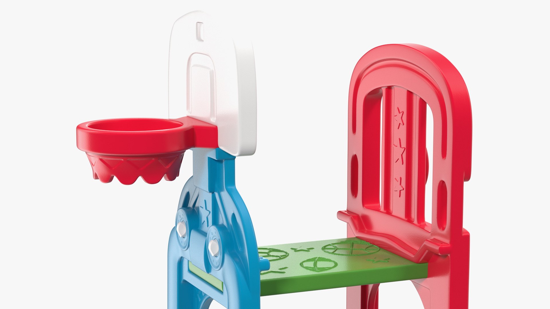 Kids Plastic Basketball Hoop 3D Model - TurboSquid 1553755