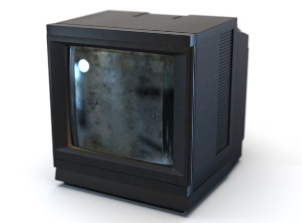 3D model old television