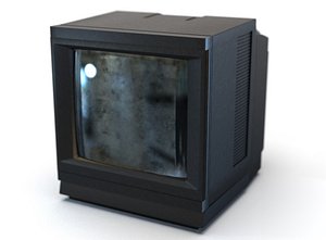 CRT Television 3D Model