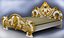 Tête de lit baroque à graver sur machine CNC