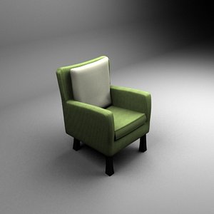 Straw green chair