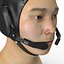 Chinesisches Pilotenkopf manipuliertes 3D-Modell