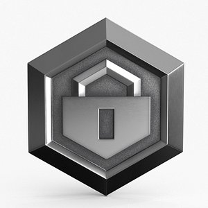 3D Game Coin Icon Symbol v4