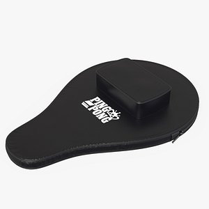 ping pong racket wallet 3D model