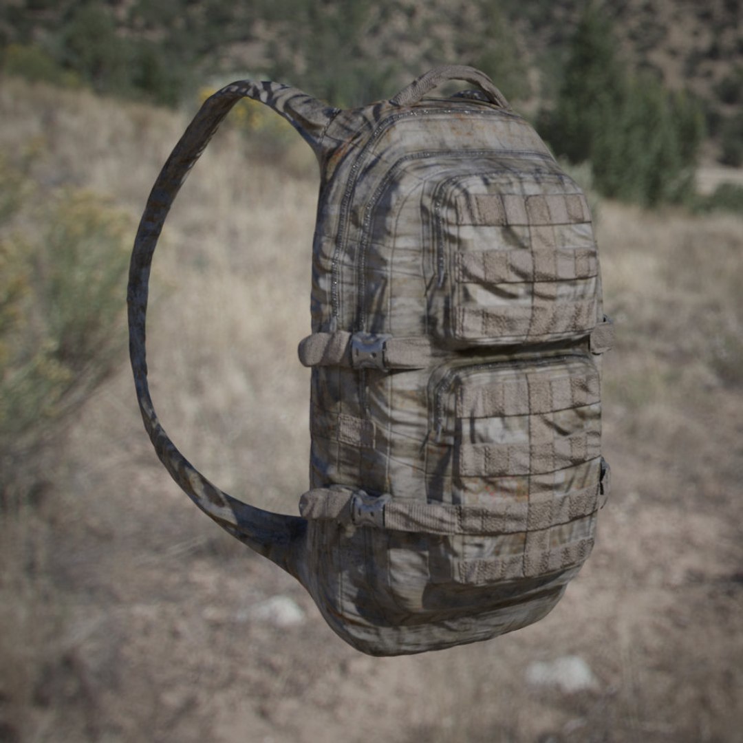3D Military Backpack Camos Jungle - TurboSquid 1376223